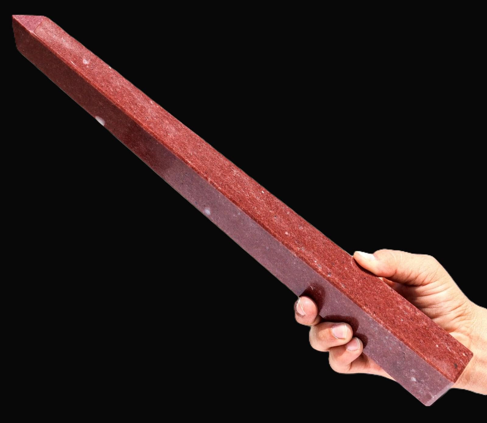 Red Jasper Obelisk 16" Large Polished Gemstone Tower South Africa Natural 980g (405mm)