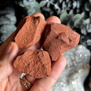 Raw Red Jasper Chunk: Natural Chakra Stone
