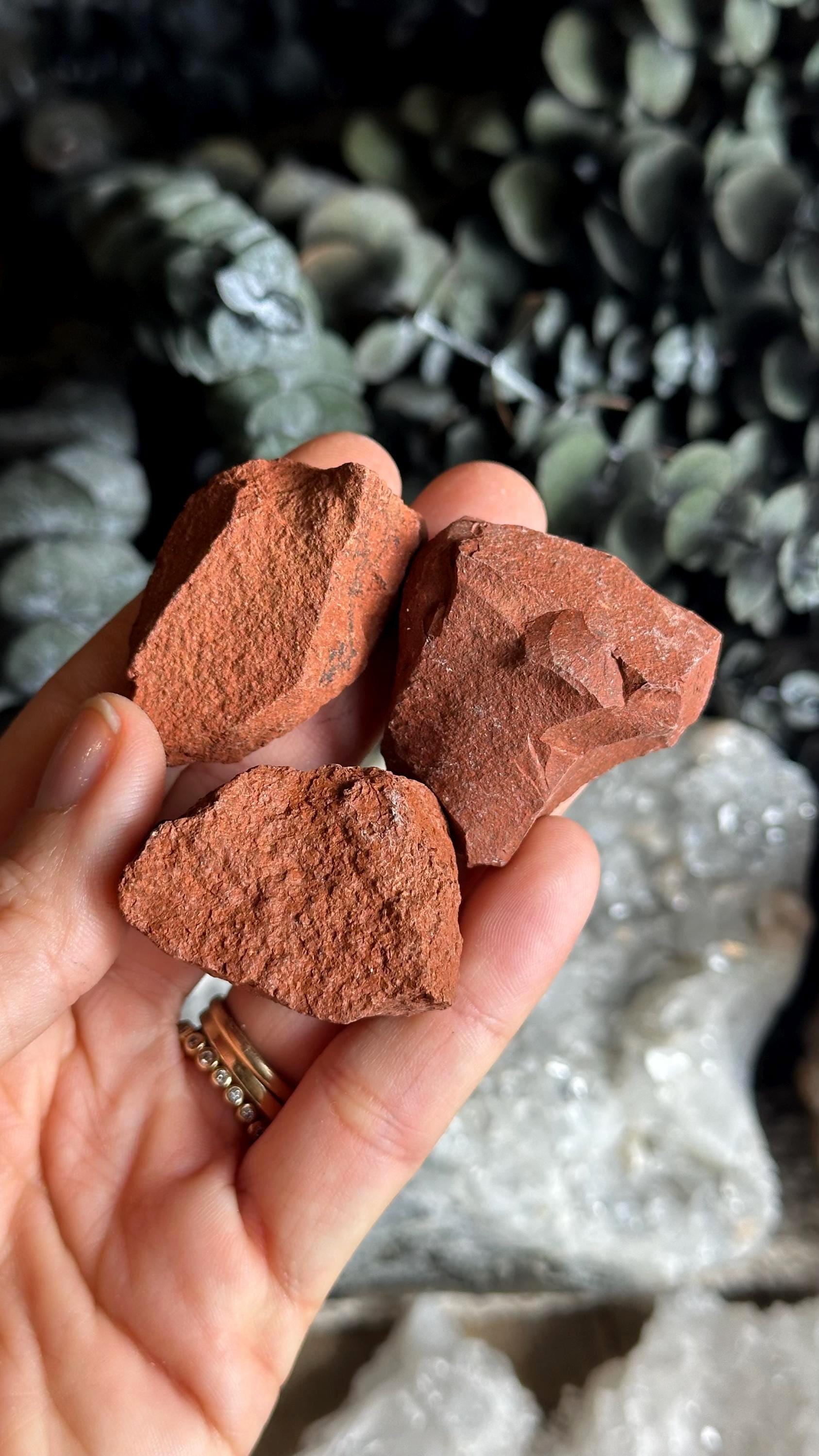 Raw Red Jasper Chunk: Natural Chakra Stone