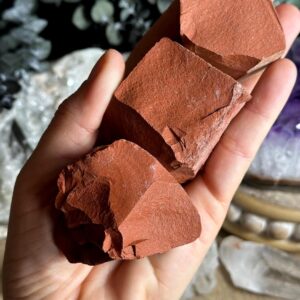 Large Raw Red Jasper Chunk: Natural  Stone, Base Chakra