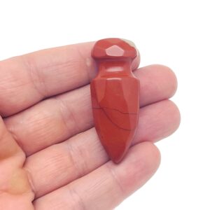 Red Jasper Mini Sword Dagger Gemstone - Sword Carved Crystal - Crystal Energy - Mineral Specimen - Crystal Gifts - Sw1007