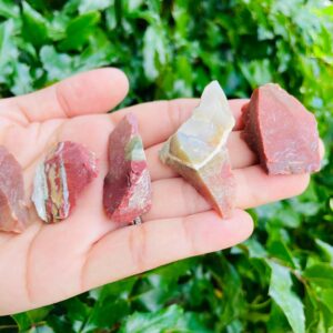 Raw Red Jasper Stone: Natural Rough Crystal Chunk (25-45mm)