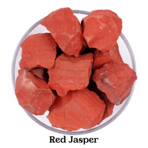 Raw Red Jasper Stone, Natural Crystal For Endurance And Stability, Rough Red Mineral