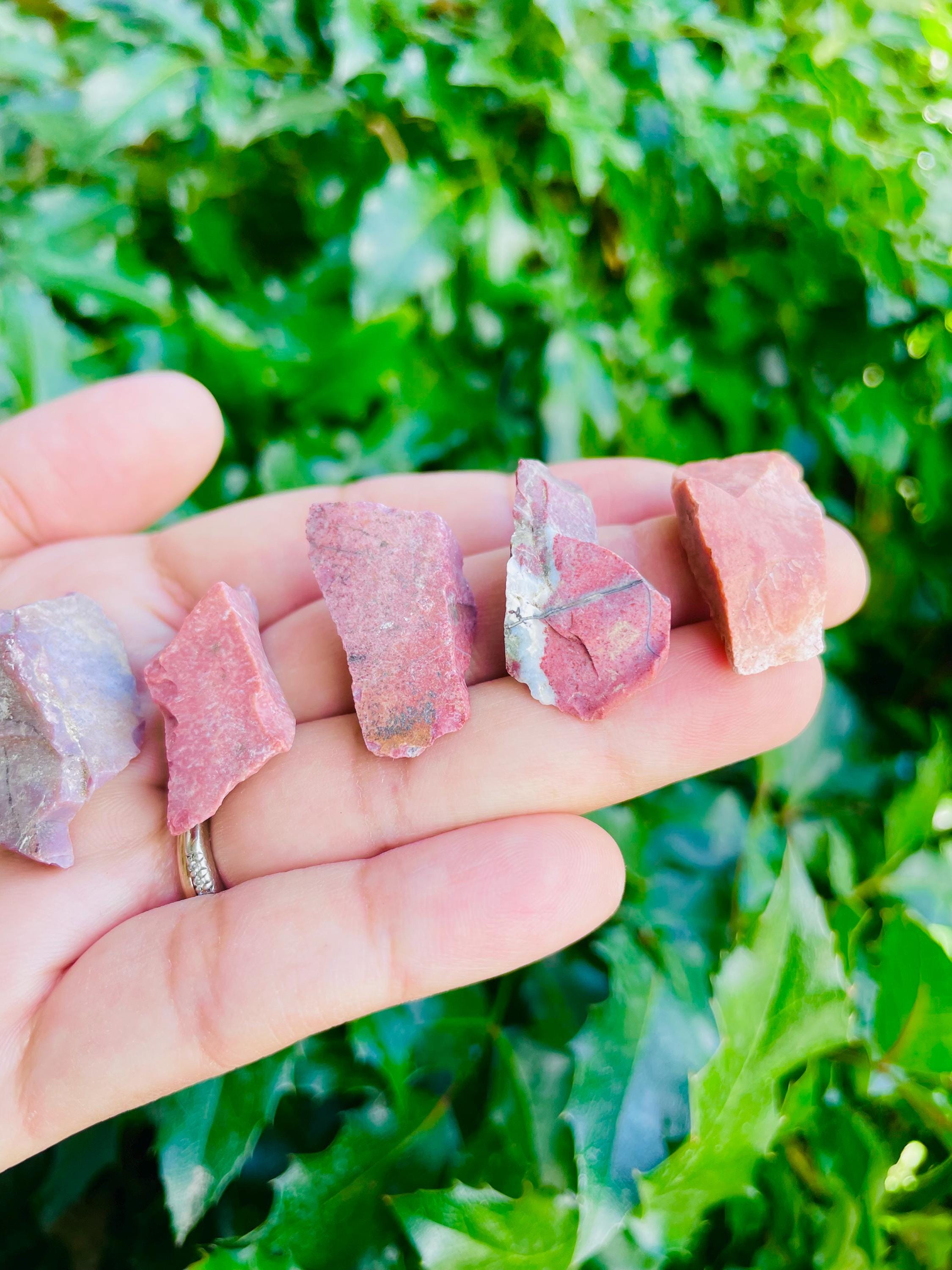 Raw Red Jasper Stone: Natural Rough Crystal Chunk (20-35mm)