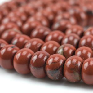 Natural Red Jasper Puffy Roundel Shape- High Quality- 12mm Full Strand 16" - 48 Pieces Aaa Quality Gemstone Beads