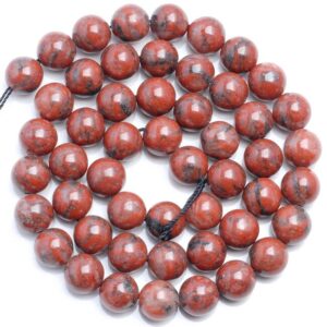 10 Strands 10mm Red Jasper Gemstone Red Round Loose Beads 15 Inch Full Strand (80005963-m37 X10) 10 Strands 10mm Red Jasper Gemstone Red Round Loose Beads 15 Inch Full Strand (80005963-m37 X10)