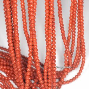 3mm Brick Red Jasper Gemstone Round 3mm Loose Beads 16 Inch Full Strand (90114001-107 - 3mm A) 3mm Brick Red Jasper Gemstone Round 3mm Loose Beads 16 Inch Full Strand (90114001-107 - 3mm A)