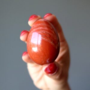Red Jasper Egg Bright Idea Visions Stone