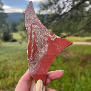 Red Jasper Lapidary Slab natural stone not polished for cabbing