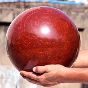 Large Red Jasper Crystal Sphere: Chakra Balancing Meditation Stone, 9.5 Inch Large Red Jasper Crystal Sphere: Chakra Balancing Meditation Stone, 9.5 Inch
