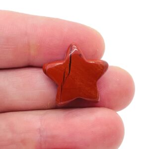 Red Jasper Star Gemstone – Star Carving Star – Mini Star Crystal Stone – Healing crystal – 2cm – ST1011