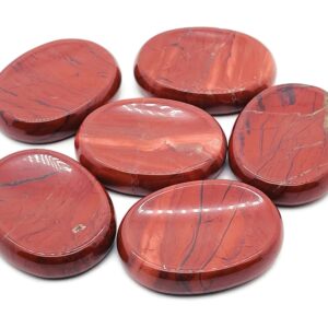 Red Jasper Worry Stone – Crystal Worry Stone – Pocket Stone – Healing Crystal - 4.5x3.5cm - WO1072