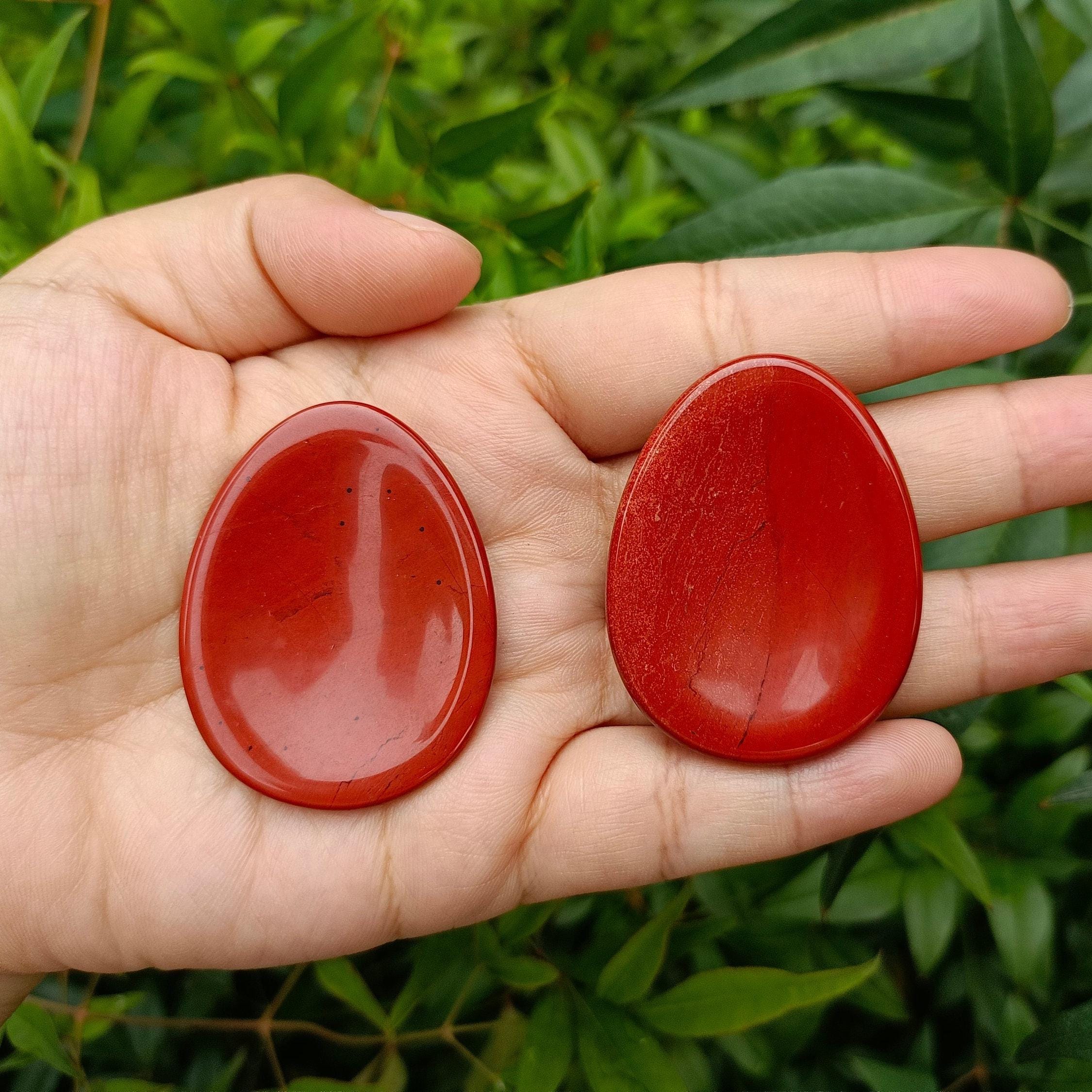 Red Jasper Worry Stone