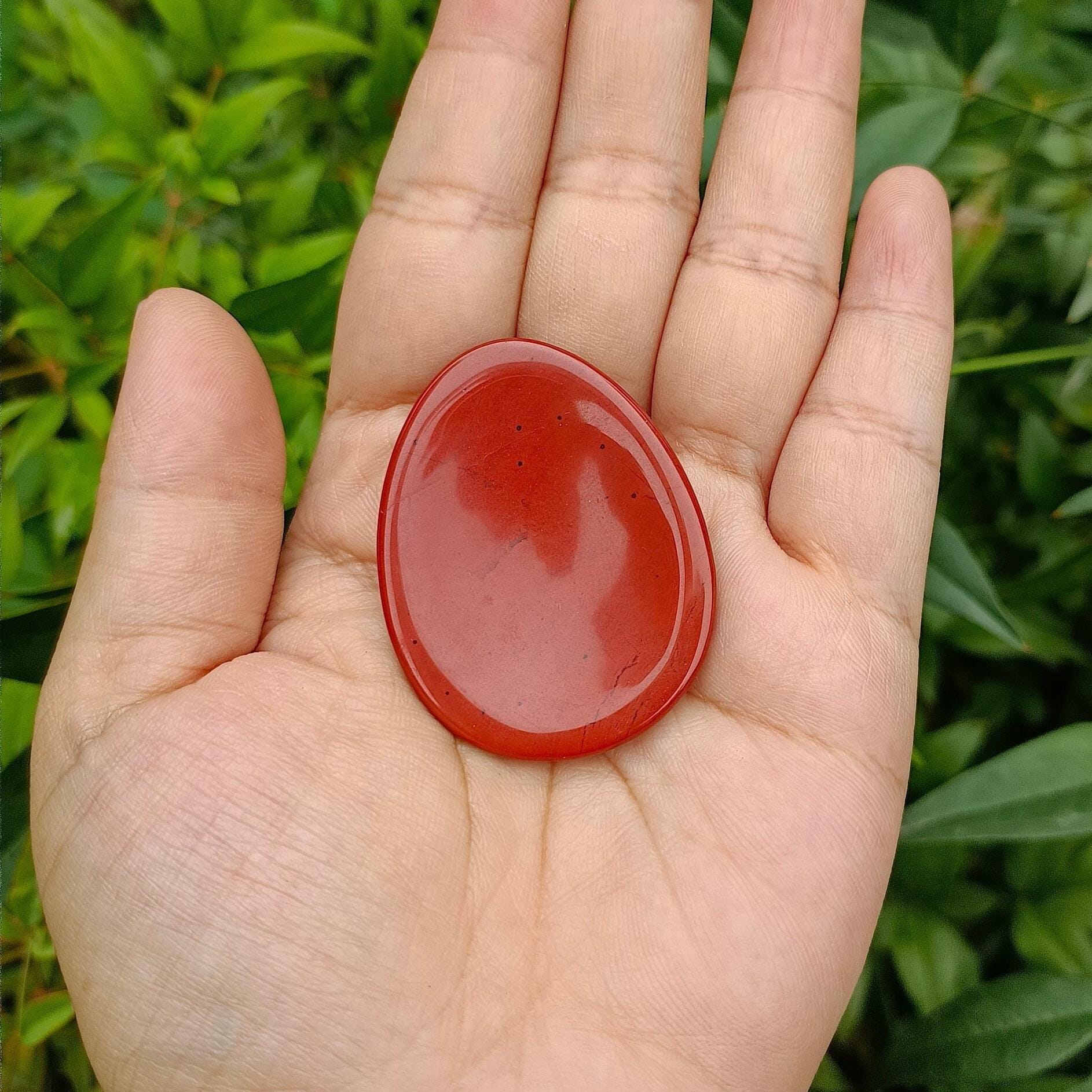 Red Jasper Worry Stone