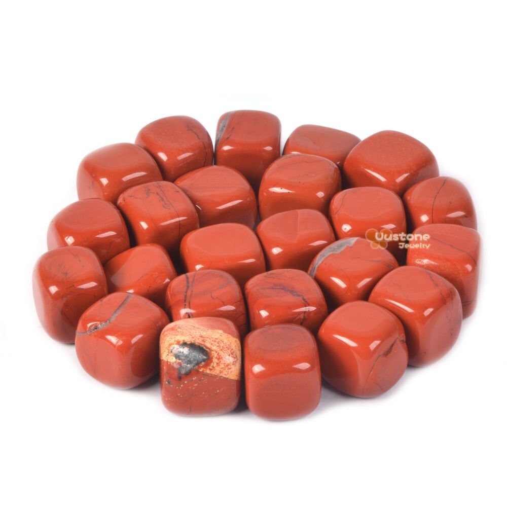 1/2lb Red Jasper Tumbled Stone Specimen Collection Pocket Worry Healing Crystal Reiki