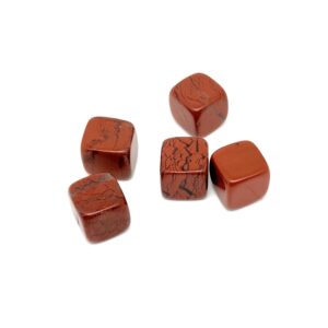Red Jasper Cube Tumbled Stone - Crystal Lovers - Polished Cube - Crystals - Tumbled Crystal Cube Carving - Fl1095
