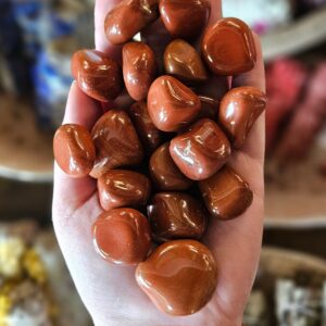 Red Jasper Tumbled Stone, One, Rock Hound, Base Chakra Stone