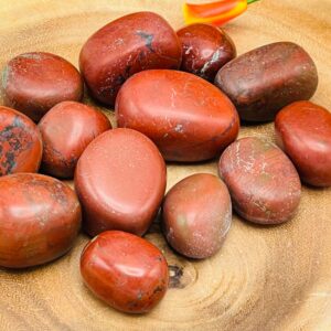 Red Jasper Tumbled Stone, Tumbled Polished Jasper Stones