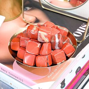 Red Jasper Tumbled Stones: Grounding Crystal Healing (15-20mm)