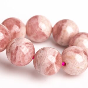 10MM Argentina Rhodochrosite Beads Pink Lace Bracelet Grade A+ Genuine Natural Round Gemstone 7" (123262h-2987) 10MM Argentina Rhodochrosite Beads Pink Lace Bracelet Grade A+ Genuine Natural Round Gemstone 7" (123262h-2987)