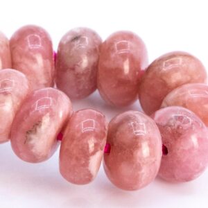 6x3MM Argentina Rhodochrosite Beads Pink Bracelet Grade A+ Genuine Natural Rondelle Gemstone 6.5" (114791h-3797) 6x3MM Argentina Rhodochrosite Beads Pink Bracelet Grade A+ Genuine Natural Rondelle Gemstone 6.5" (114791h-3797)