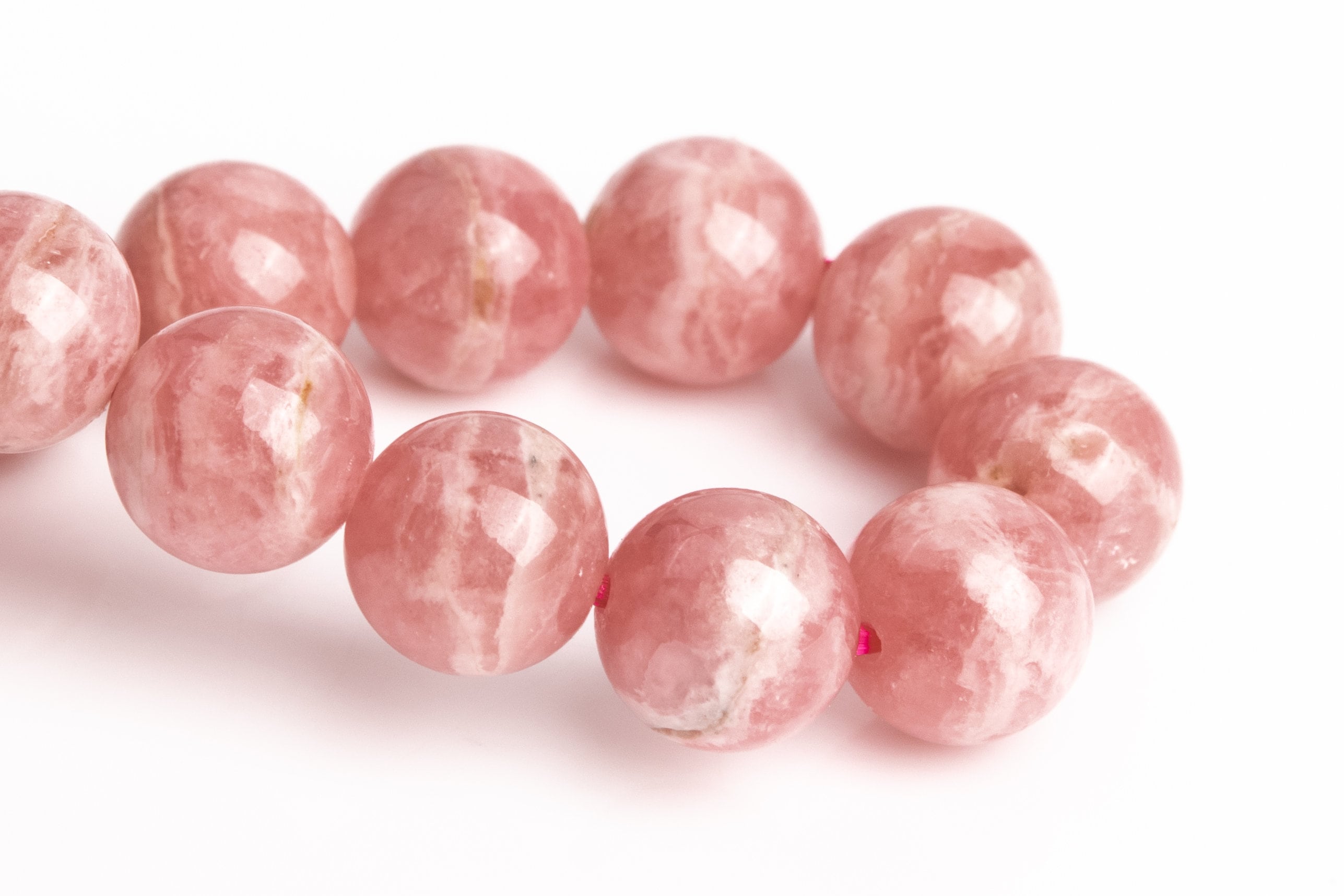 8-9mm Argentina Rhodochrosite Beads Pink Bracelet Grade Aa+ Genuine Natural Round Gemstone 7" (123234h-2984) 8-9mm Argentina Rhodochrosite Beads Pink Bracelet Grade Aa+ Genuine Natural Round Gemstone 7" (123234h-2984)