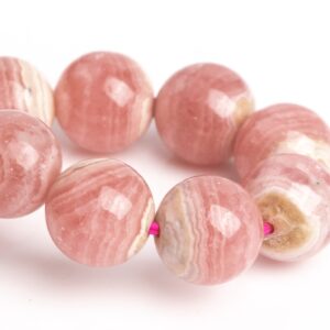 8-9MM Argentina Rhodochrosite Beads Pink Lace Bracelet Grade AA+ Genuine Natural Round Gemstone 7" (123232h-2984) 8-9MM Argentina Rhodochrosite Beads Pink Lace Bracelet Grade AA+ Genuine Natural Round Gemstone 7" (123232h-2984)