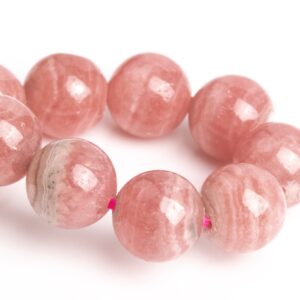 8-9MM Argentina Rhodochrosite Beads Pink Lace Bracelet Grade AA+ Genuine Natural Round Gemstone 7" (123231h-2984) 8-9MM Argentina Rhodochrosite Beads Pink Lace Bracelet Grade AA+ Genuine Natural Round Gemstone 7" (123231h-2984)