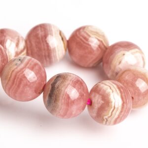 8-9MM Argentina Rhodochrosite Beads Pink Lace Bracelet Grade AA Genuine Natural Round Gemstone 7" (123219h-2960) 8-9MM Argentina Rhodochrosite Beads Pink Lace Bracelet Grade AA Genuine Natural Round Gemstone 7" (123219h-2960)