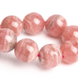 8-9MM Argentina Rhodochrosite Beads Pink Bracelet Grade AA+ Genuine Natural Round Gemstone 7" (123237h-2984) 8-9MM Argentina Rhodochrosite Beads Pink Bracelet Grade AA+ Genuine Natural Round Gemstone 7" (123237h-2984)