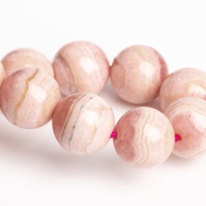8MM Argentina Rhodochrosite Beads Milky Pink Bracelet Grade A Genuine Natural Round Gemstone 6.5" (123327h-2999) 8MM Argentina Rhodochrosite Beads Milky Pink Bracelet Grade A Genuine Natural Round Gemstone 6.5" (123327h-2999)