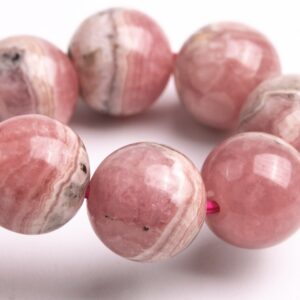 9-10MM Argentina Rhodochrosite Beads Gray Pink Bracelet Grade A+ Genuine Natural Round Gemstone 7" (123409h-1454) 9-10MM Argentina Rhodochrosite Beads Gray Pink Bracelet Grade A+ Genuine Natural Round Gemstone 7" (123409h-1454)
