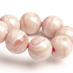 9-10MM Argentina Rhodochrosite Beads Milky Pink Bracelet Grade A Genuine Natural Round Gemstone 7" (123423h-1495) 9-10MM Argentina Rhodochrosite Beads Milky Pink Bracelet Grade A Genuine Natural Round Gemstone 7" (123423h-1495)