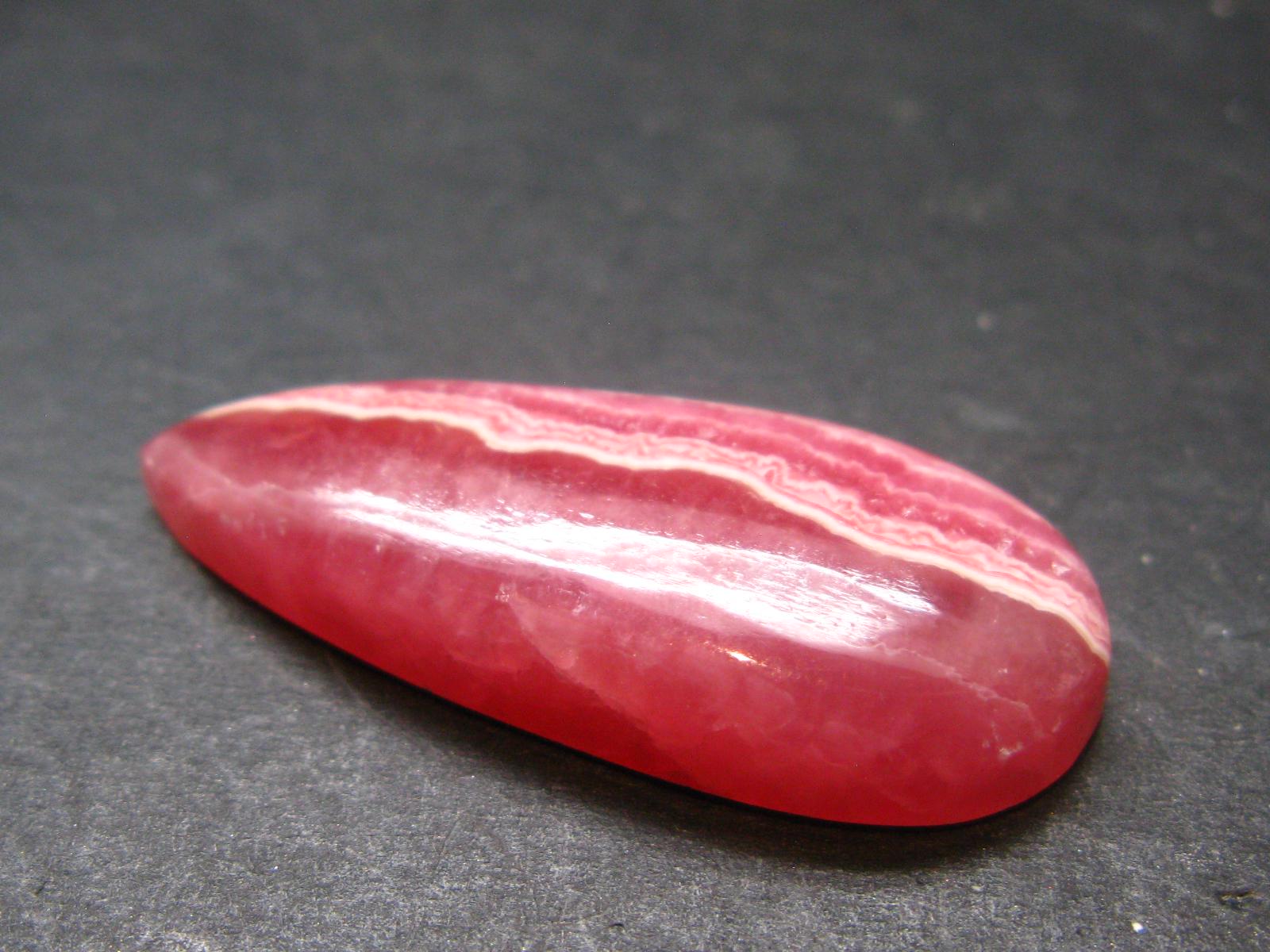 Rhodochrosite Cabochon From Argentina - 7.38 Grams - 1.4"