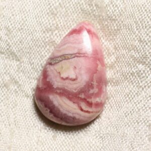 N11 - Cabochon Pierre - Rhodochrosite Goutte 25x17mm - 4558550093912 N11 - Cabochon Pierre - Rhodochrosite Goutte 25x17mm - 4558550093912