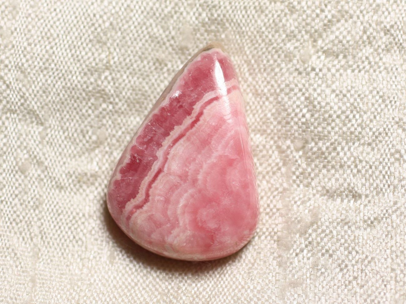 N17 - Cabochon Pierre - Rhodochrosite Goutte 30x21mm - 4558550093974