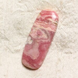 N27 - Cabochon Pierre - Rhodochrosite Rectangle 42x16mm - 4558550094070 N27 - Cabochon Pierre - Rhodochrosite Rectangle 42x16mm - 4558550094070