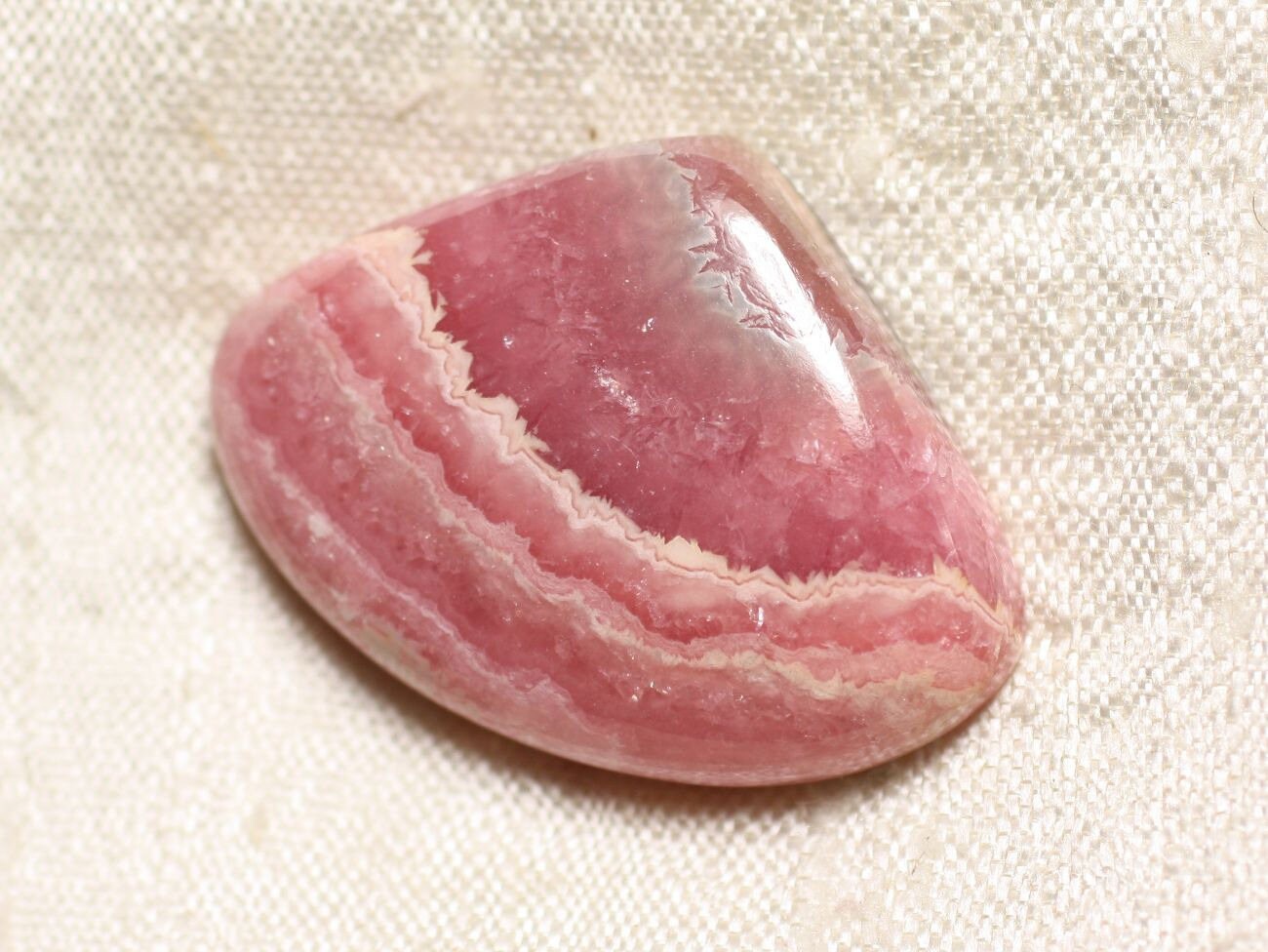 N28 - Cabochon Pierre - Rhodochrosite Goutte 35x26mm - 4558550094087
