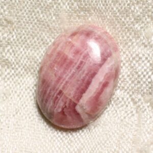 N39 - Cabochon Pierre - Rhodochrosite Ovale 19x15mm - 4558550094193 N39 - Cabochon Pierre - Rhodochrosite Ovale 19x15mm - 4558550094193