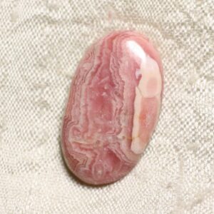 N42 - Cabochon Pierre - Rhodochrosite Ovale 29x17mm - 4558550094223 N42 - Cabochon Pierre - Rhodochrosite Ovale 29x17mm - 4558550094223