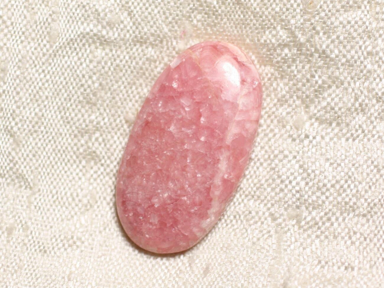 N45 - Cabochon Pierre - Rhodochrosite Ovale 30x16mm - 4558550094254