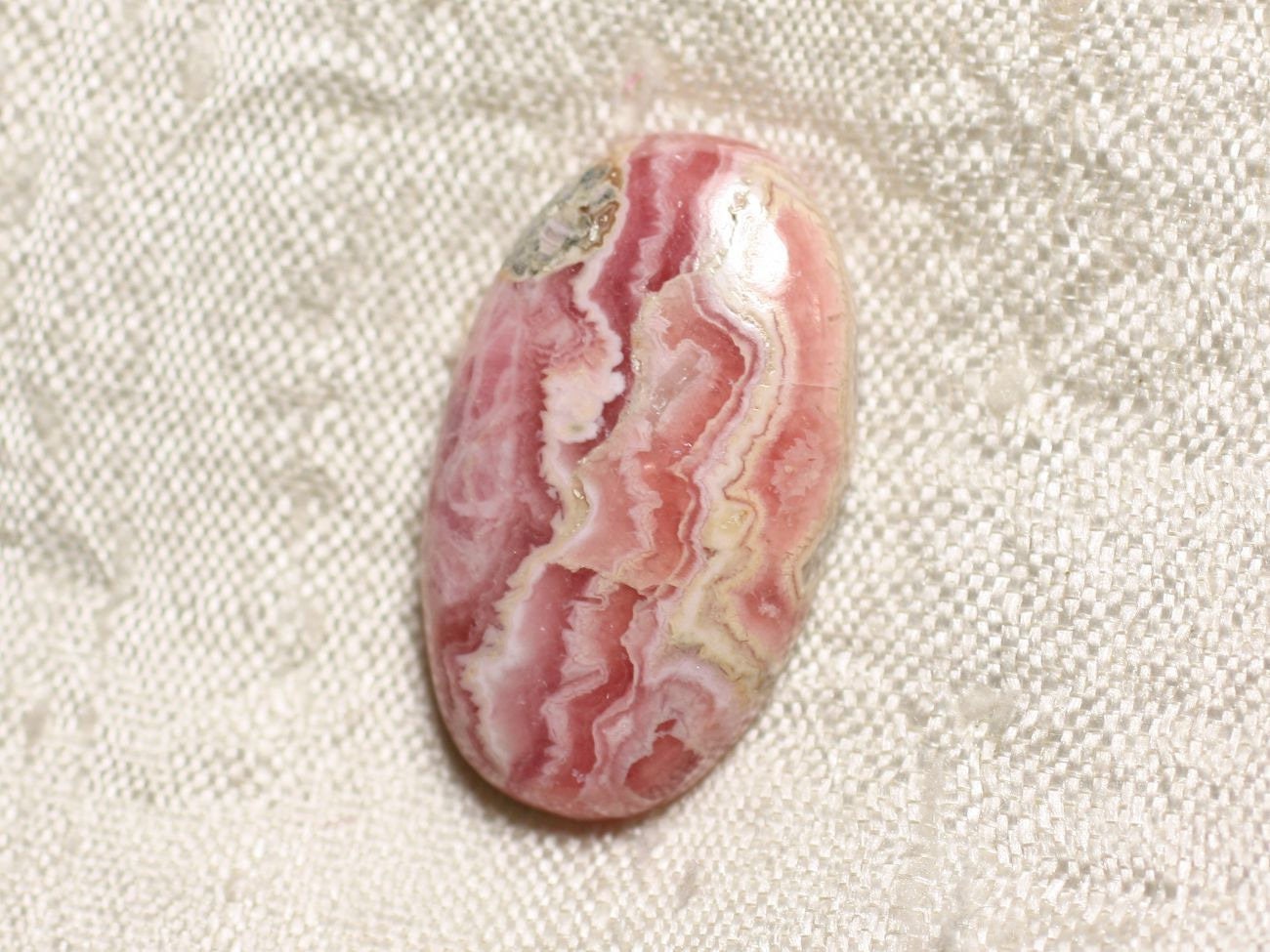 N46 - Cabochon Pierre - Rhodochrosite Ovale 27x16mm - 4558550094261