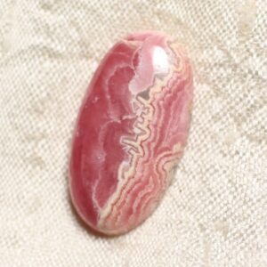 N48 - Cabochon Pierre - Rhodochrosite Ovale 30x16mm - 4558550094285 N48 - Cabochon Pierre - Rhodochrosite Ovale 30x16mm - 4558550094285