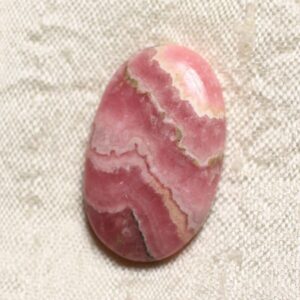 N50 - Cabochon Pierre - Rhodochrosite Ovale 30x28mm - 4558550094308 N50 - Cabochon Pierre - Rhodochrosite Ovale 30x28mm - 4558550094308