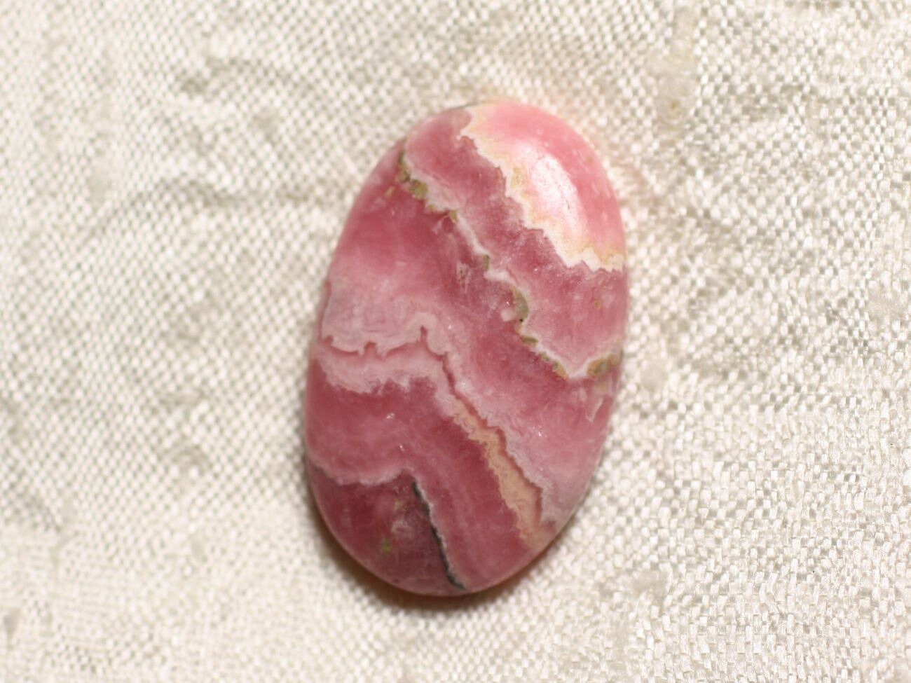 N50 - Cabochon Pierre - Rhodochrosite Ovale 30x28mm - 4558550094308