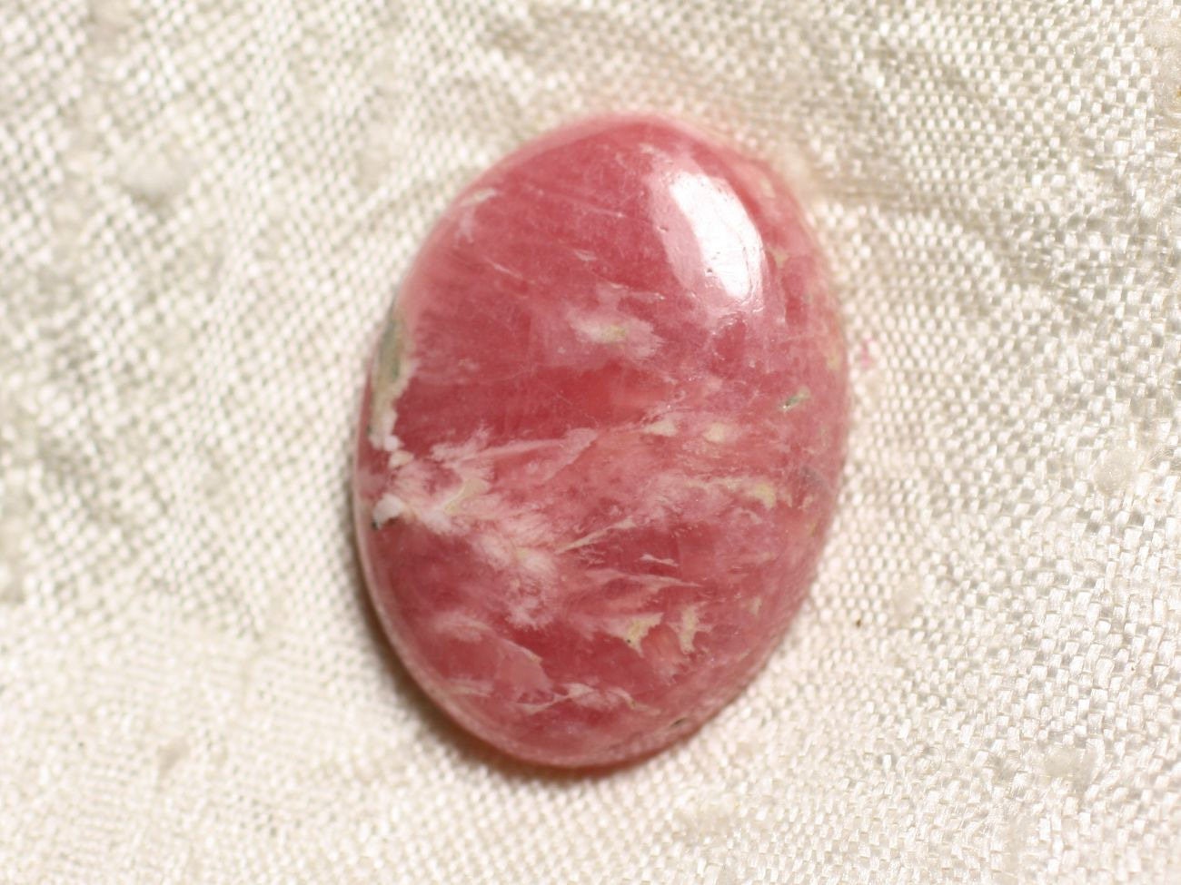 N53 - Cabochon Pierre - Rhodochrosite Ovale 27x20mm - 4558550094339