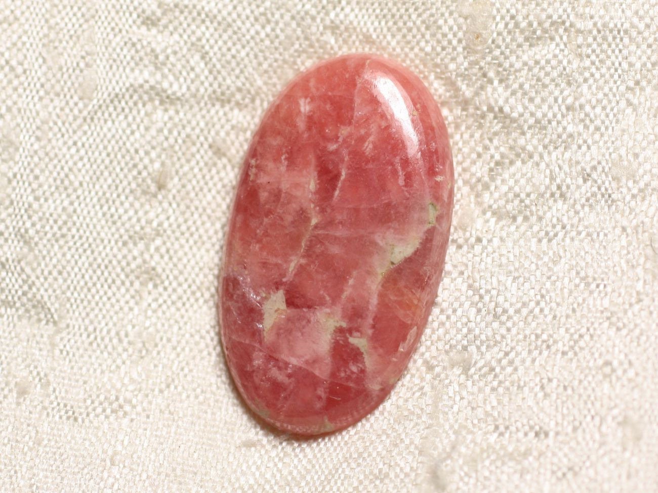 N55 - Cabochon Pierre - Rhodochrosite Ovale 33x19mm - 4558550094353