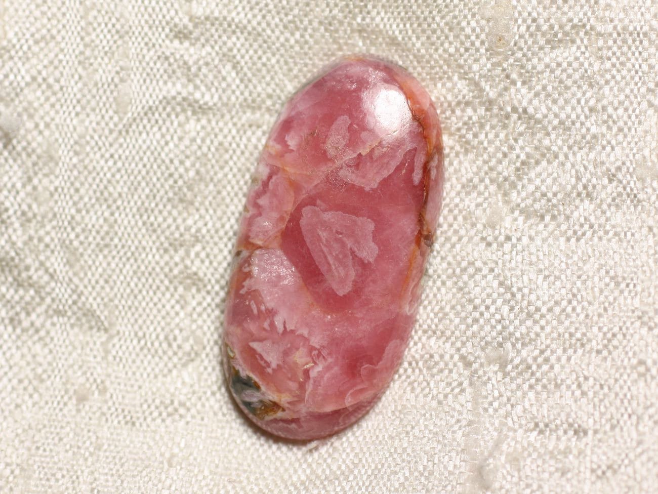 N56 - Cabochon Pierre - Rhodochrosite Ovale 35x17mm - 4558550094360