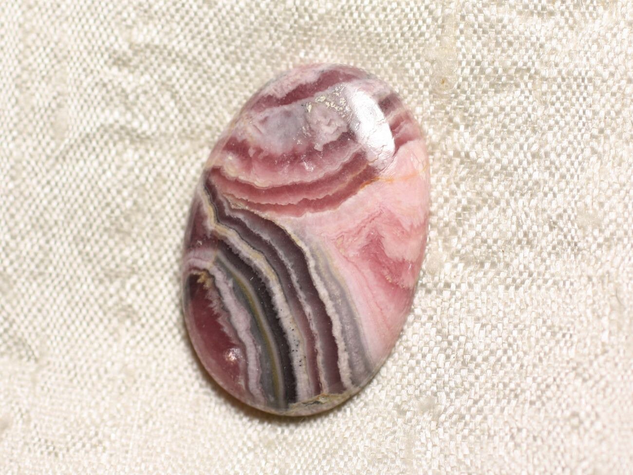N57 - Cabochon Pierre - Rhodochrosite Ovale 31x21mm - 4558550094377