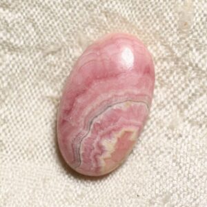 N66 - Cabochon Pierre - Rhodochrosite Ovale 22x14mm - 4558550094469 N66 - Cabochon Pierre - Rhodochrosite Ovale 22x14mm - 4558550094469